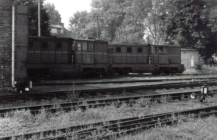 Lxd2-281 (po lewej) i Lxd2-288, Karczmiska, 10.1988, foto ze zbioru Michaa Statecznego